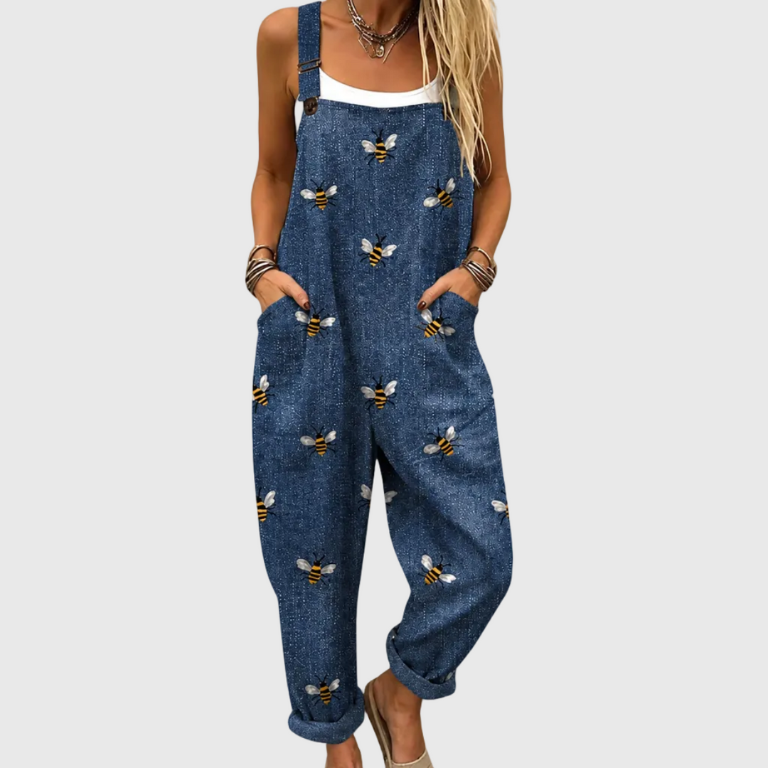 Comfortable Printed Jumpsuit