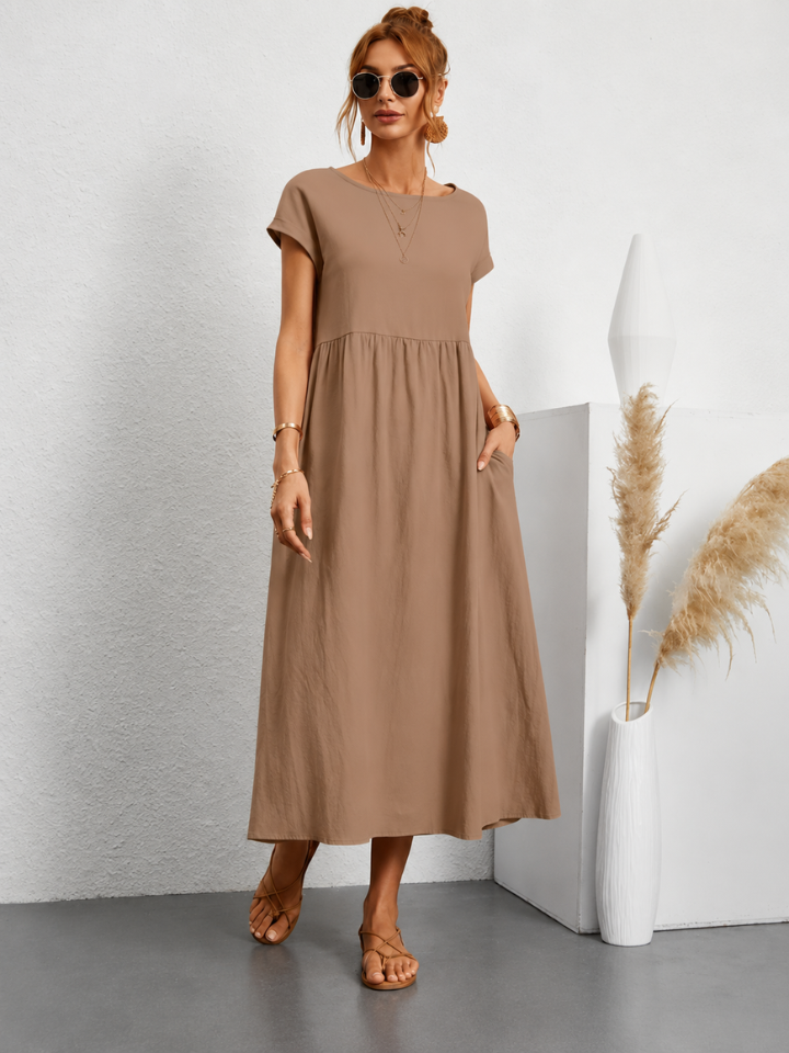 Ursina™ | Fluid Midi Dress