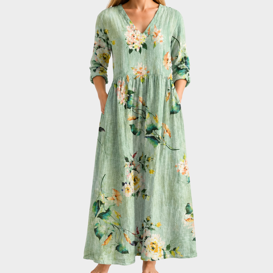 Vintage Style Maxi Dress