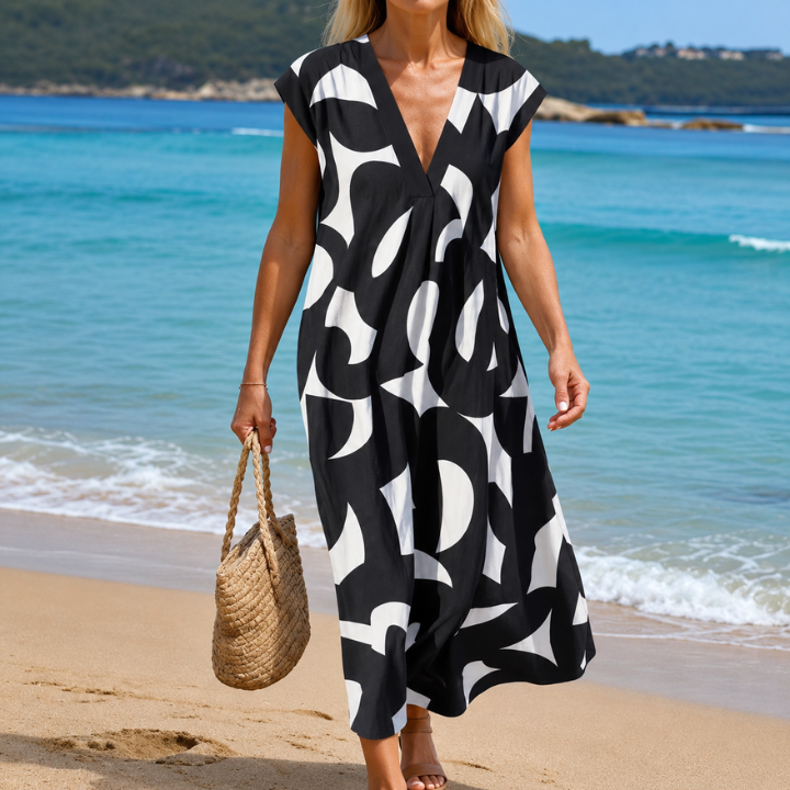 Tatiana™ | Cutwork Detail Maxi Dress