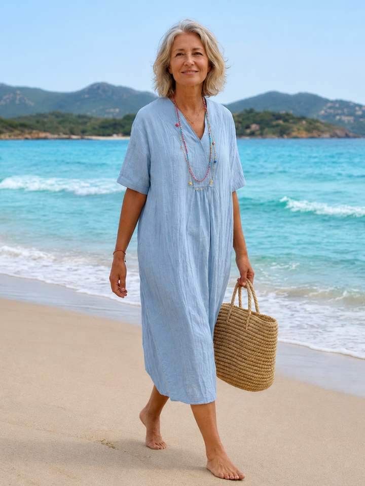 Silvana™ | Relaxed Textured Maxi Dress