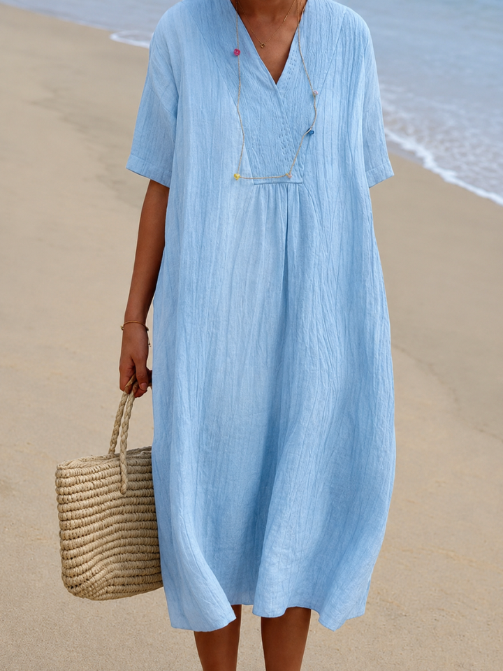 Silvana™ | Relaxed Textured Maxi Dress