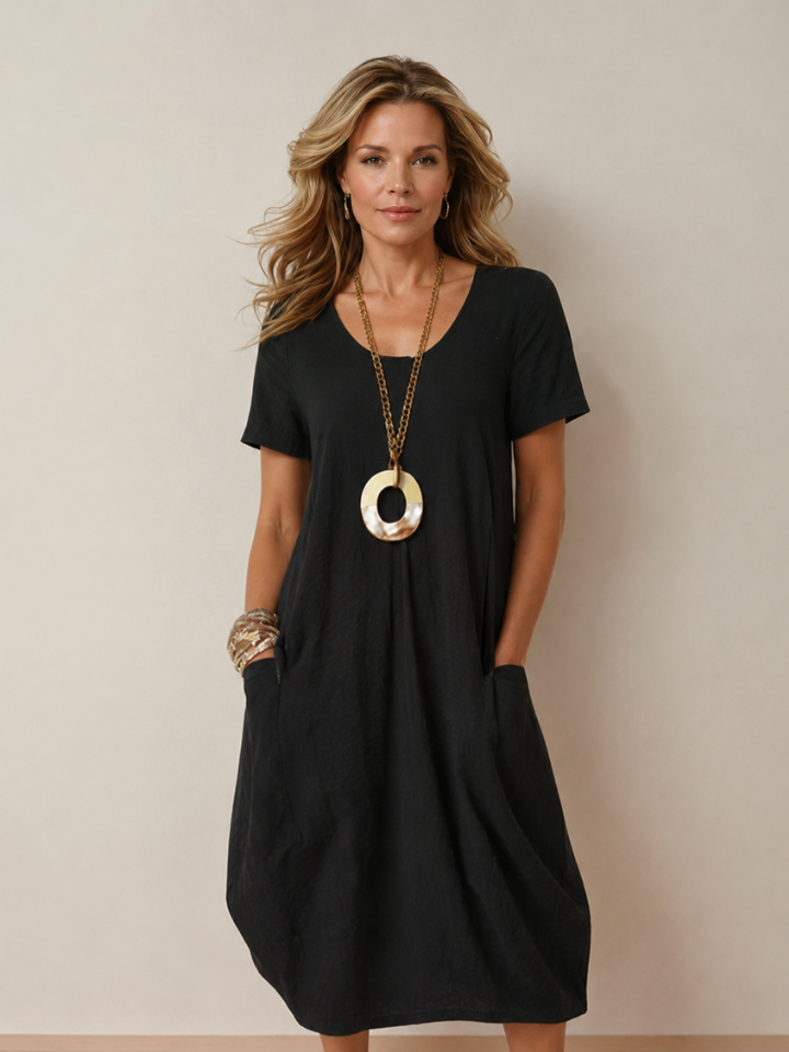 Oriane™ | Fluid Casual Maxi Dress