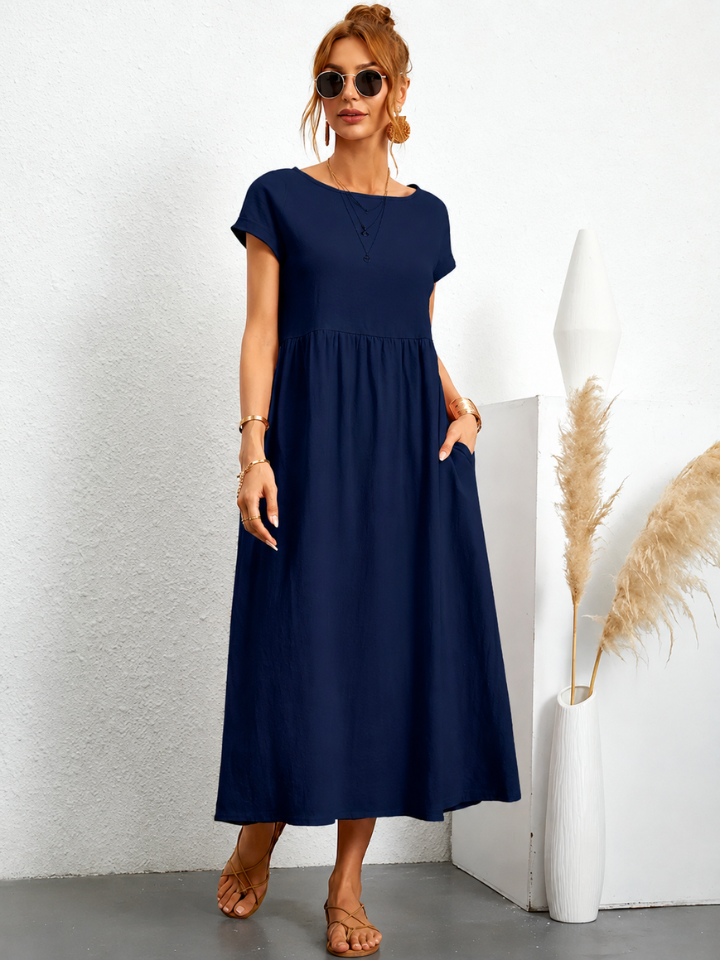 Ursina™ | Fluid Midi Dress