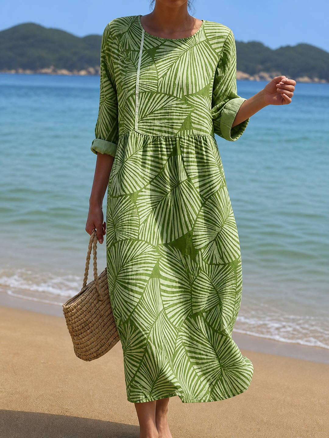 Casual Floral Print Dress for Women