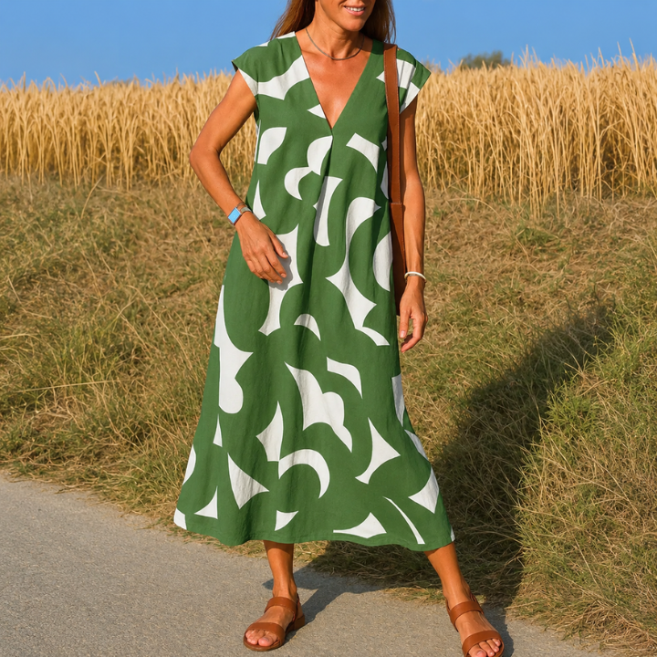 Tatiana™ | Cutwork Detail Maxi Dress