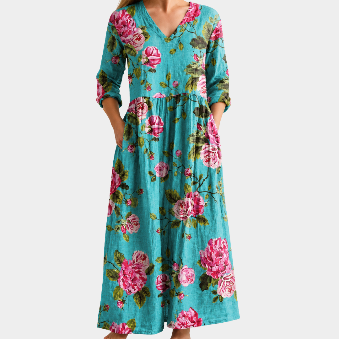 Tropical Rose Breeze Dress