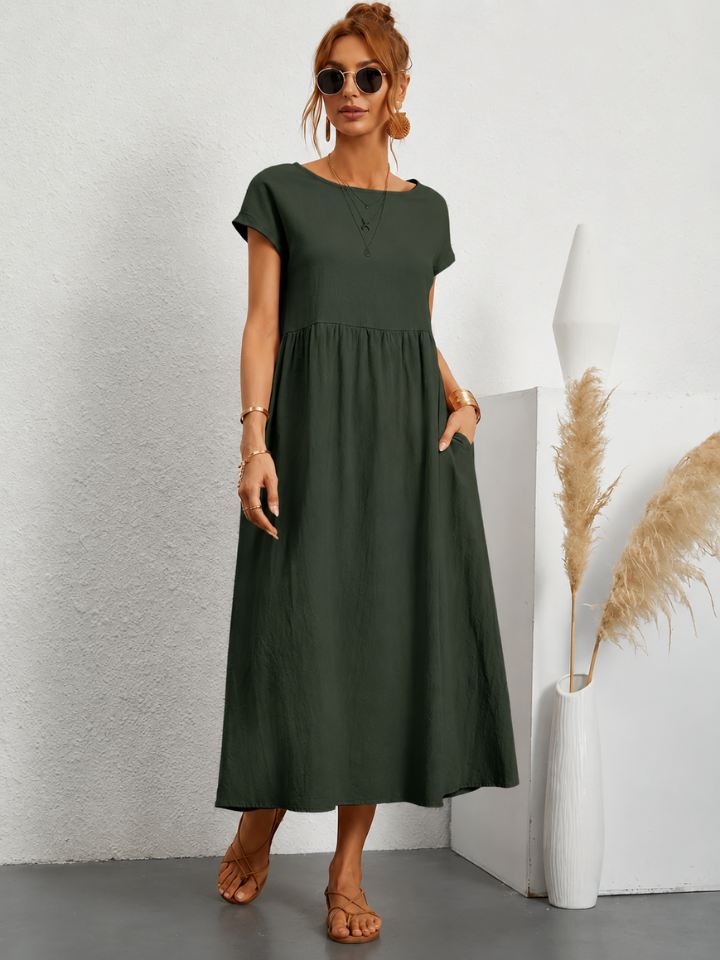 Ursina™ | Fluid Midi Dress
