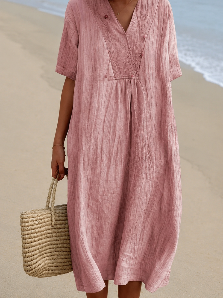 Silvana™ | Relaxed Textured Maxi Dress