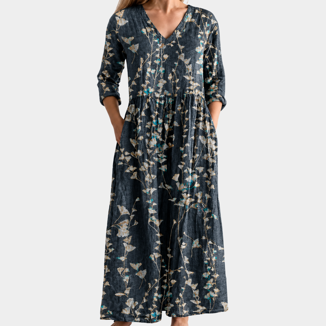 Moonlit Vine Garden Dress