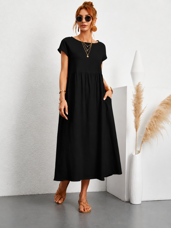 Ursina™ | Fluid Midi Dress