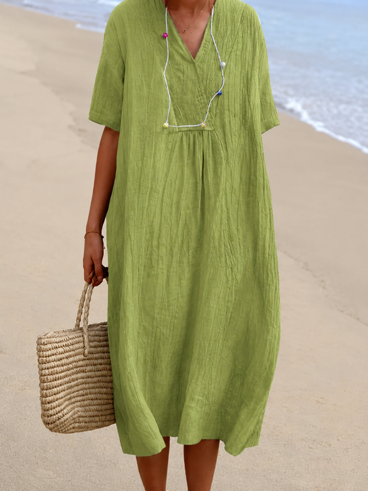 Silvana™ | Relaxed Textured Maxi Dress