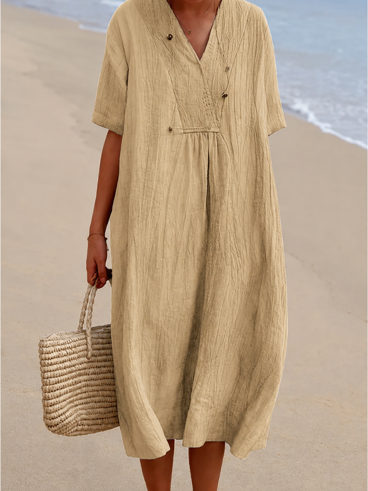 Silvana™ | Relaxed Textured Maxi Dress