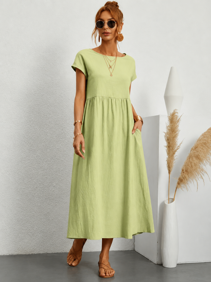 Ursina™ | Fluid Midi Dress