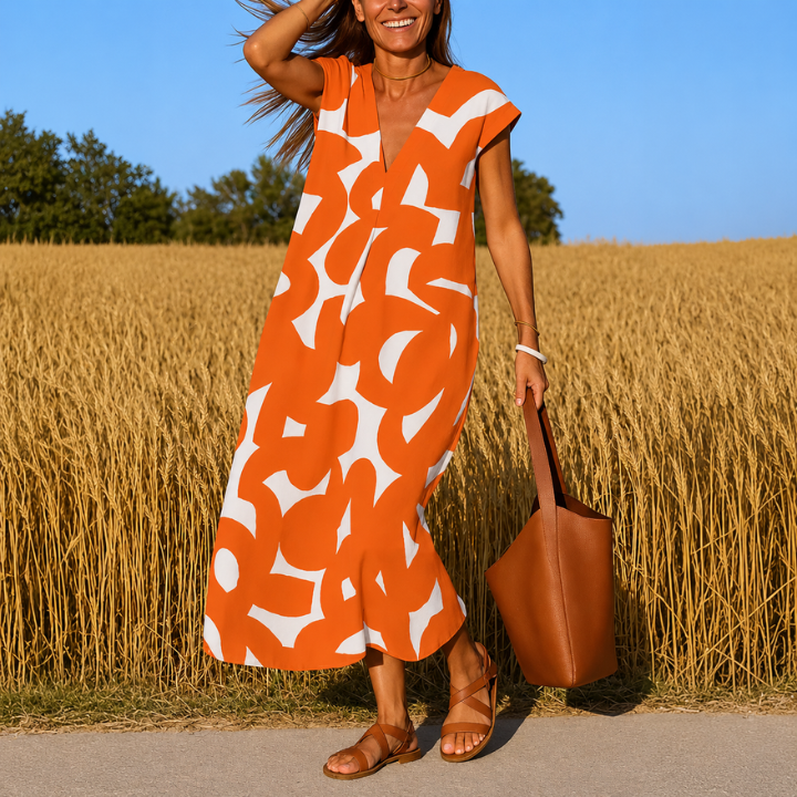 Tatiana™ | Cutwork Detail Maxi Dress
