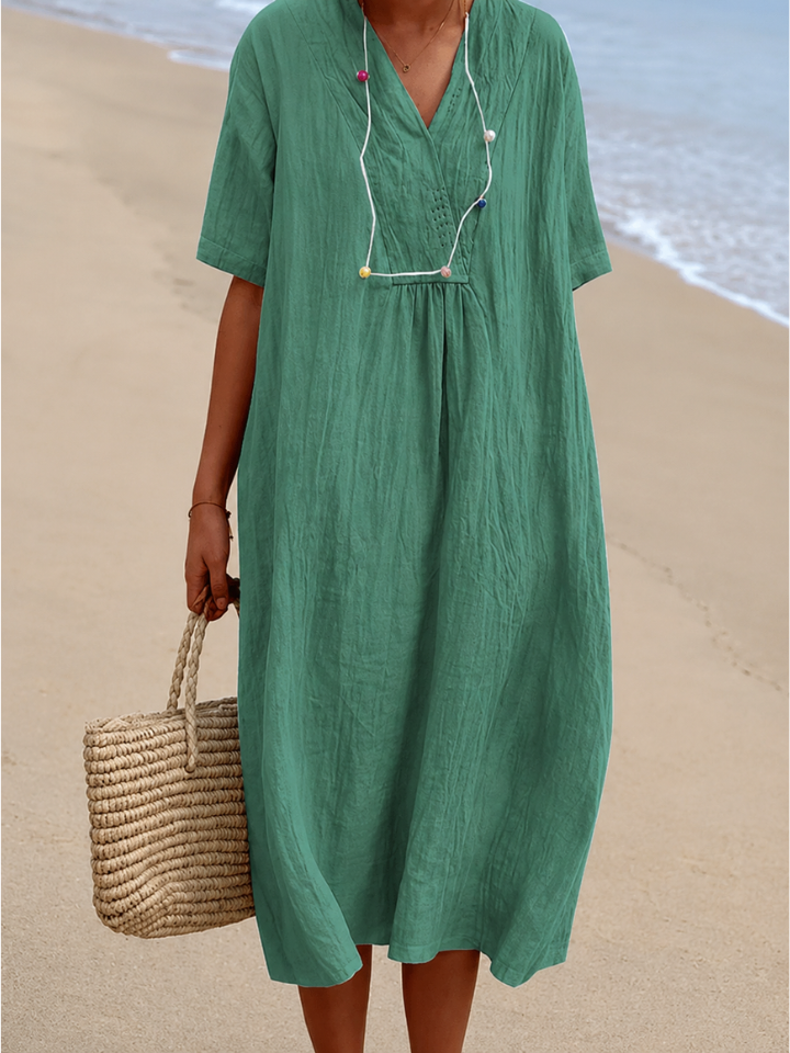Silvana™ | Relaxed Textured Maxi Dress
