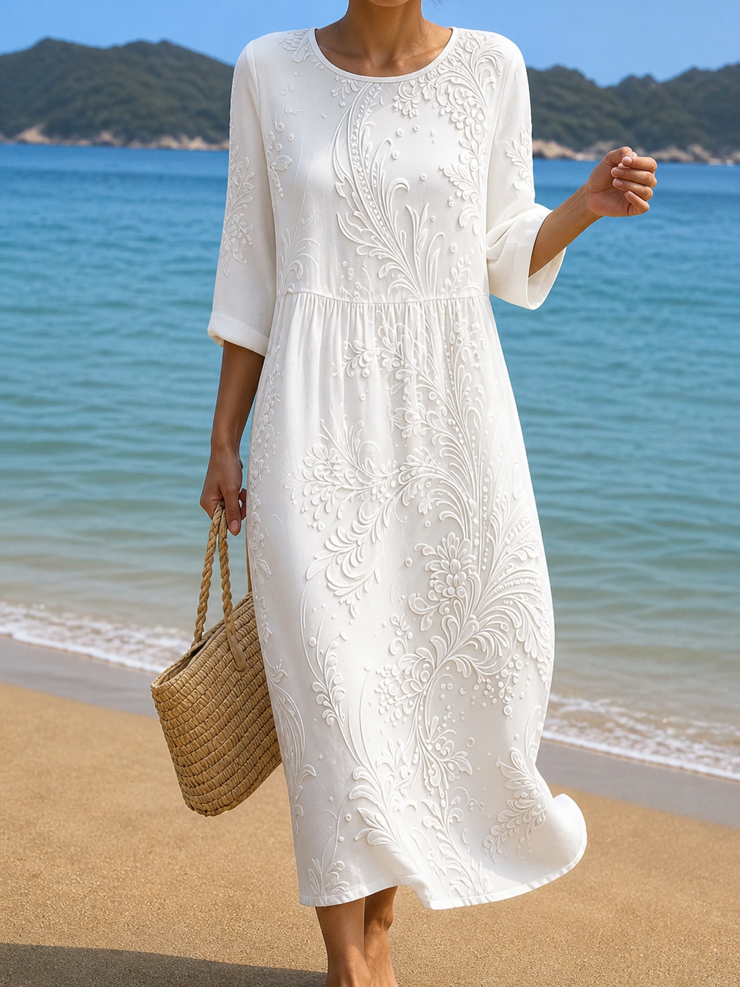 Casual Floral Print Dress for Women