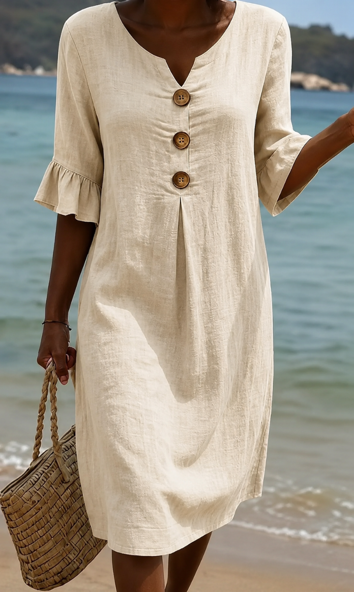 Radmila™ | Textured Long Sleeve Dress