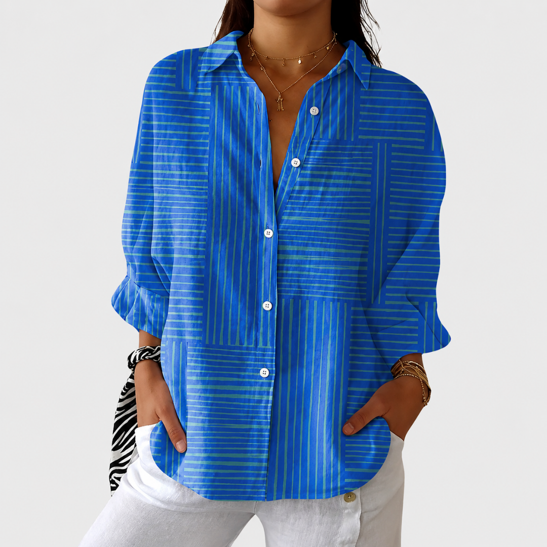 Light and Colorful Printed Blouse