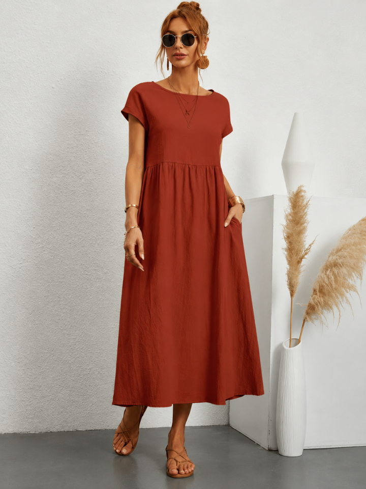 Ursina™ | Fluid Midi Dress