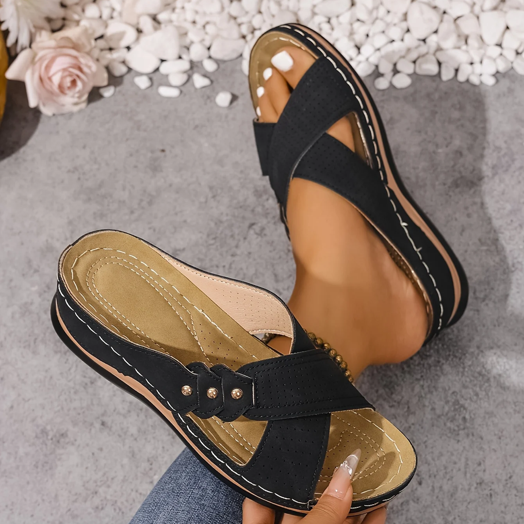 Neve | Orthopaedic Wedge Sandals