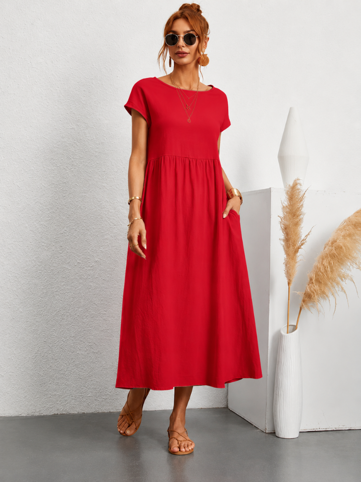Ursina™ | Fluid Midi Dress