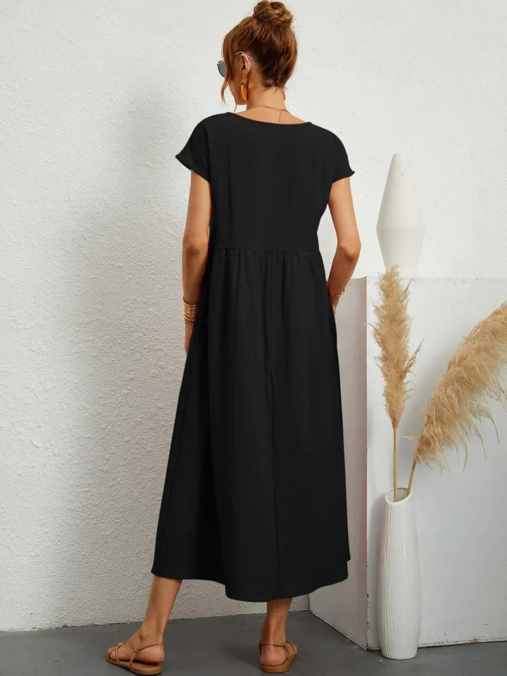Ursina™ | Fluid Midi Dress