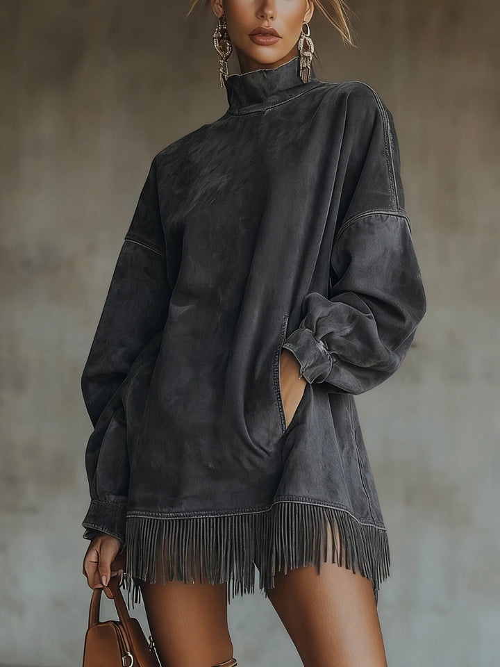 Virela | Long Sleeved Mini Dress