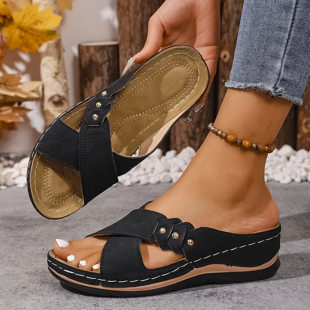 Neve | Orthopaedic Wedge Sandals